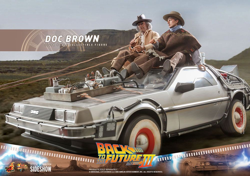 Retour vers le futur - Figurine Movie Masterpiece 1/6 Doc Brown 30 cm -  Figurines - LDLC