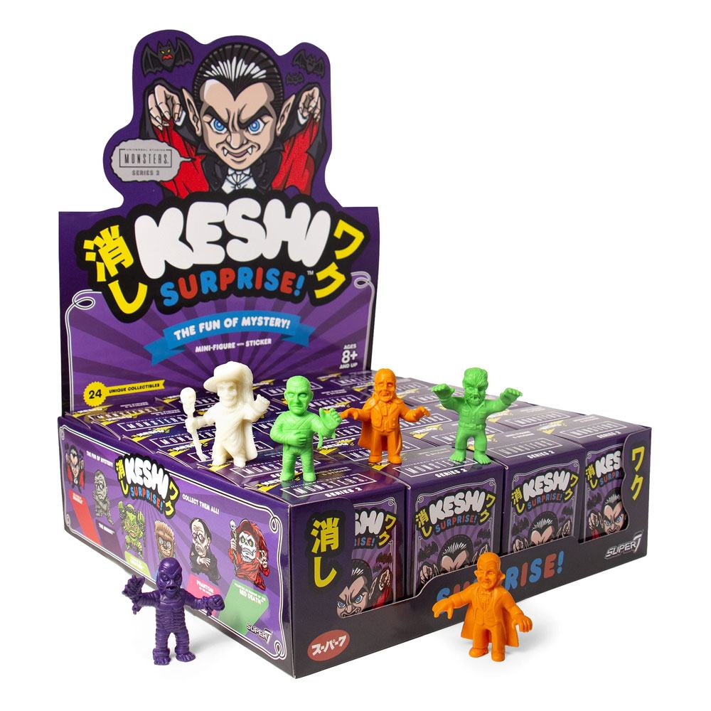 Universal Monsters Figuras Keshi Surprise Wave 2 Display Super7 – Retro ...